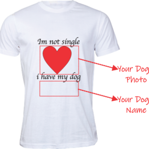 Customisable Valentines Day I'm not single Unisex Crew Neck T-shirt