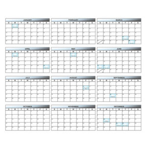 Plain 2024 Personalised Calendar