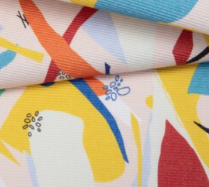 Cotton Twill Fabric Print Full Colour 1.45 x 20m