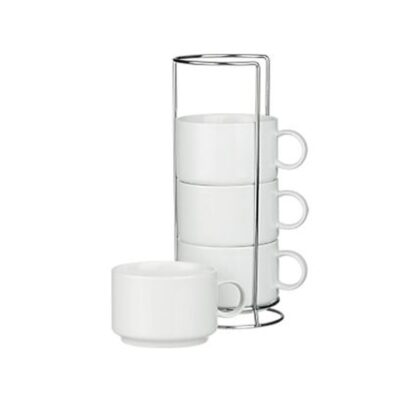 Coffee Mug Set with holder - Image 4