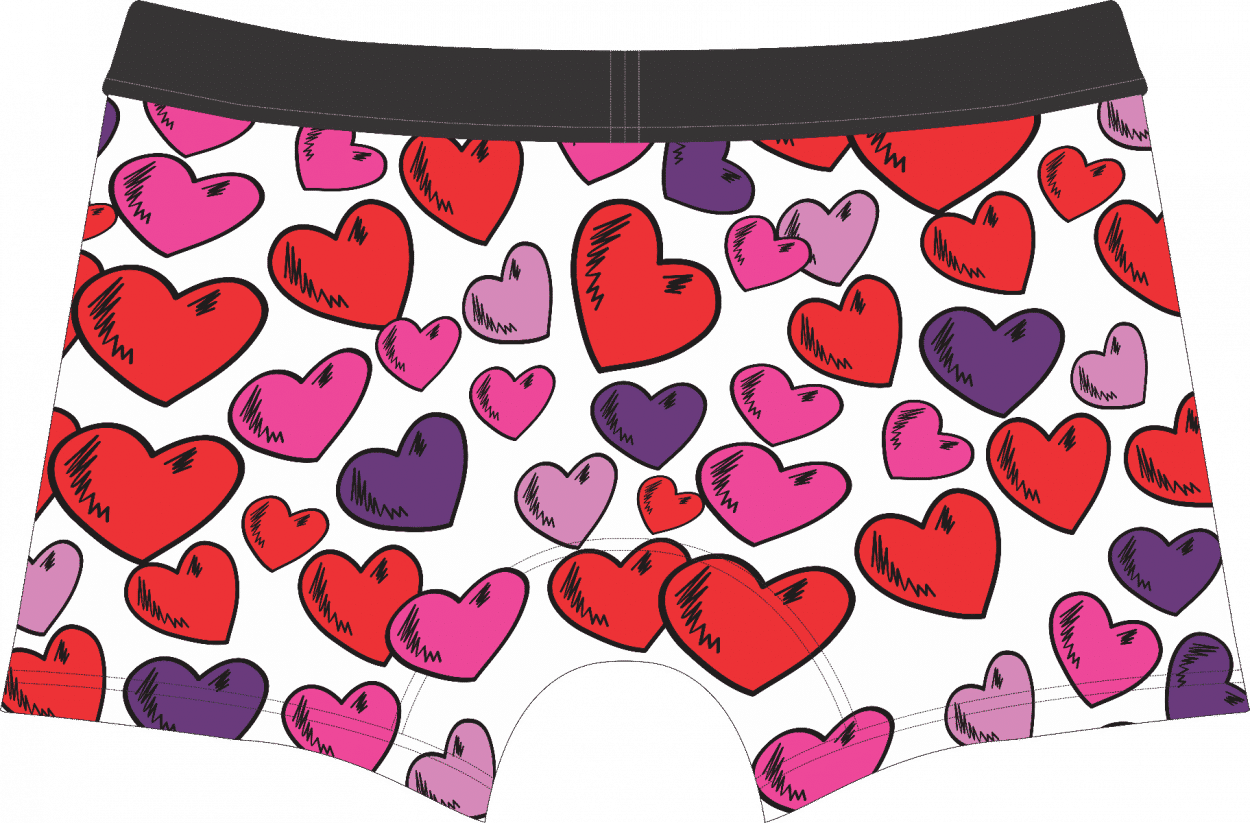 Men's Briefs Multi Heart - PI Printers