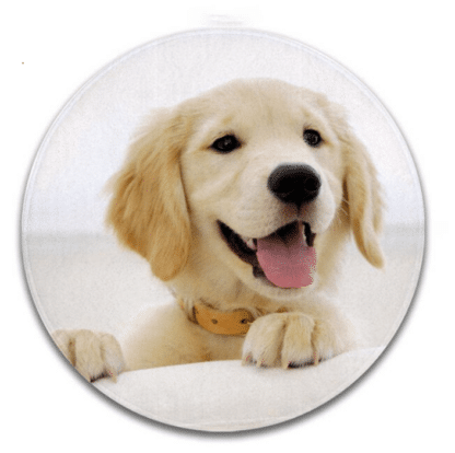 Customisable Bathroom Mat Large Circle (690mm X 690mm)