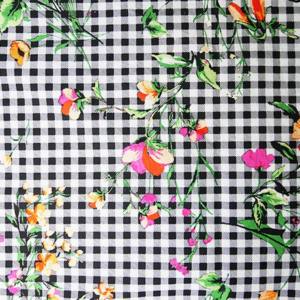 Stretch Poplin Fabric Print Full Colour 1.4 x 2m