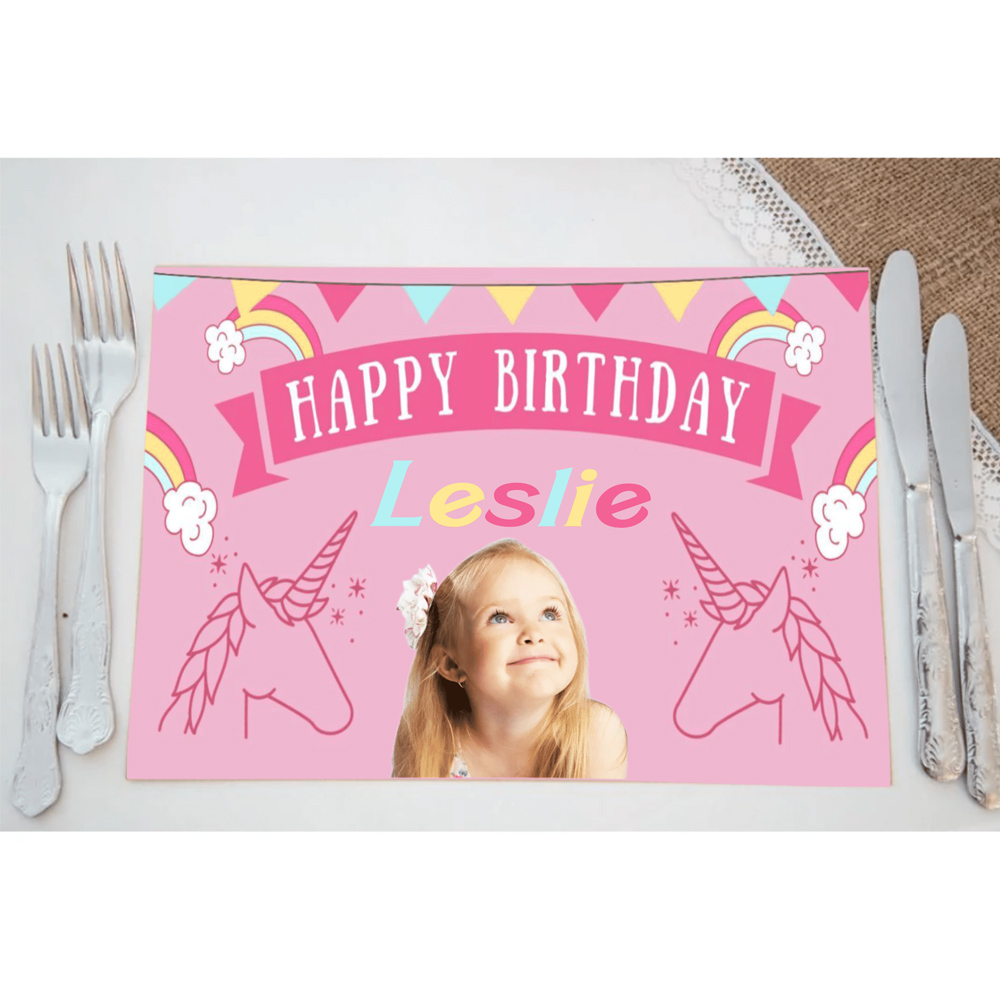 Fully Customisable Paper Place Mat Set of 6