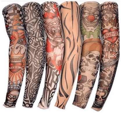Custom Fully made up Printed Arm Socks / Sleeves