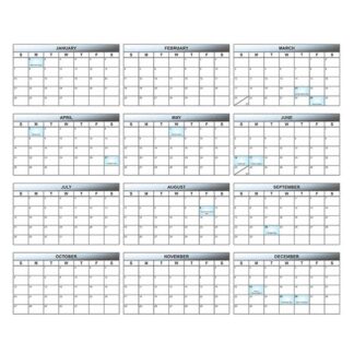 Plain 2024 Personalised Calendar