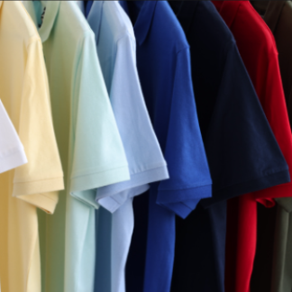 Men's Golfer Crafted from 165gsm 100% cotton lightweight fabric