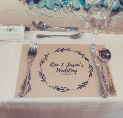 Fully Customisable Paper Place Mat Single - Image 3