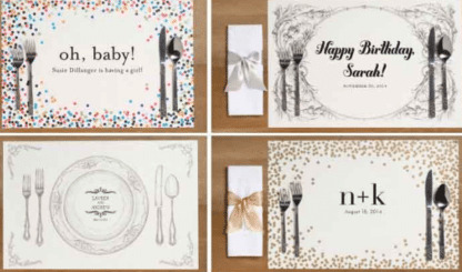 Fully Customisable Paper Place Mat Single - Image 5