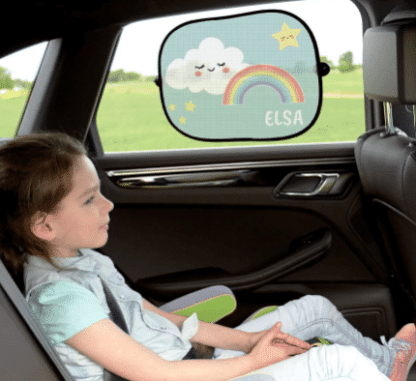 Personalised Car Side Window Display
